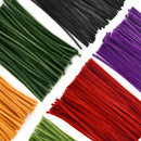 100pcs Chenille Stems Toys DIY Strips Twist Bar Anvil Wire Craft Pipe Creative Hobby Children Plush Stick Chenille Sticks