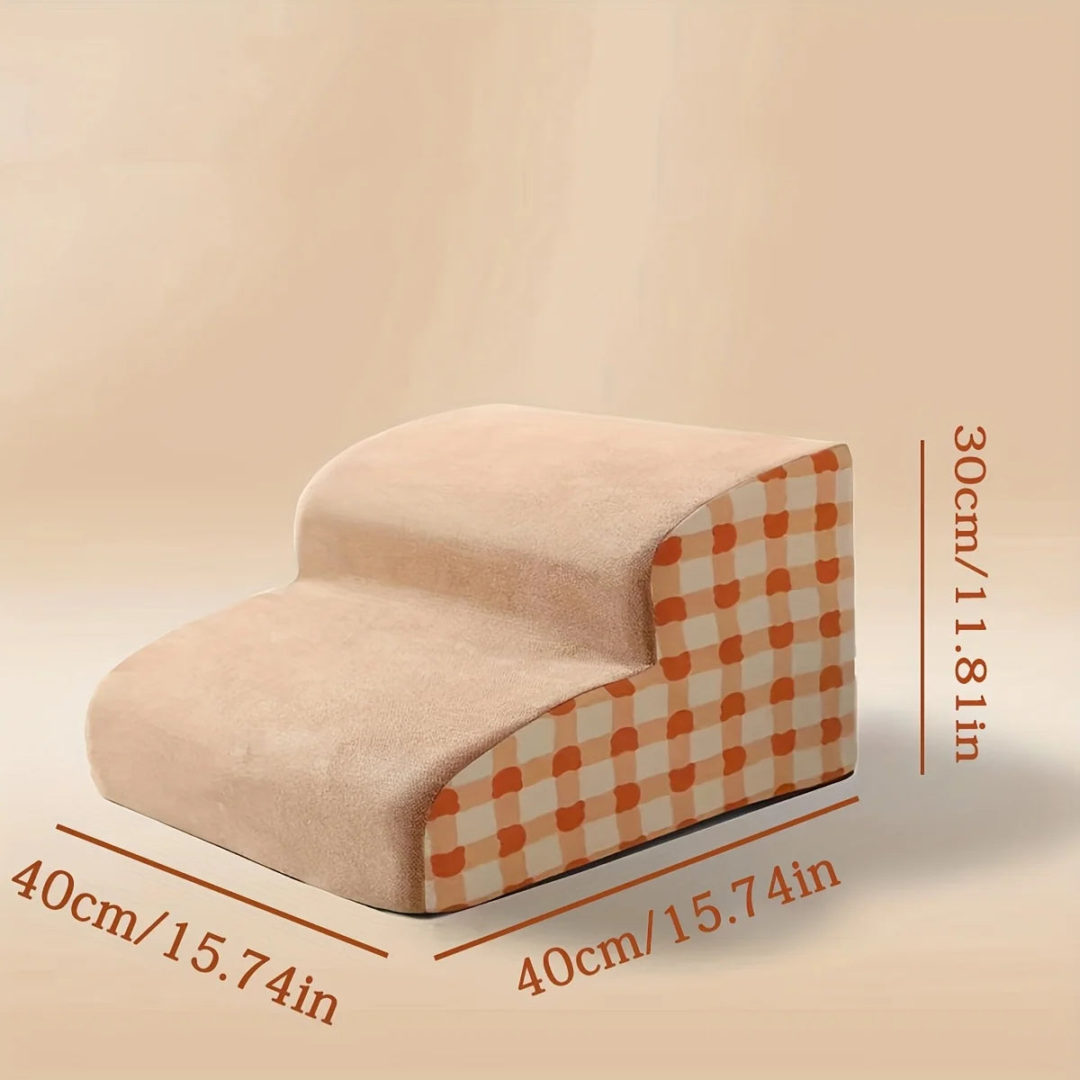 Pet 2/3 Steps High-Density Foam Dog Secure Stairs Ramps Non-Slip Pet Steps for Older Dogs Pet with Joint Pain Sofa Bed Ladder