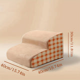 Pet 2/3 Steps High-Density Foam Dog Secure Stairs Ramps Non-Slip Pet Steps for Older Dogs Pet with Joint Pain Sofa Bed Ladder