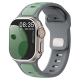 For Iwatch Series 11 10 9 8 7 6 5 4 SE3 Ultra 1 2 Silicone Strap Sports Band for Apple Watch 49mm 46mm 45mm 44mm 42mm 41mm 40mm