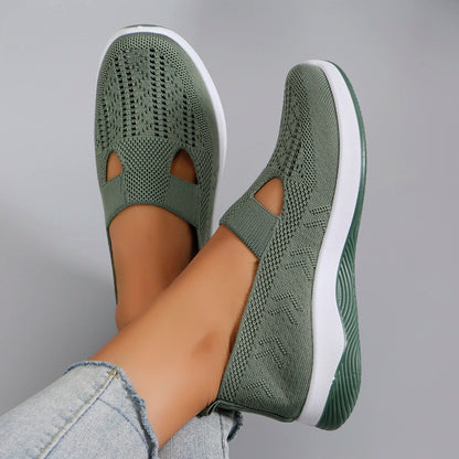 Zapatillas deportivas de primavera para mujer, modernas, transpirables, ligeras, antideslizantes, resistentes al desgaste, informales, planas.