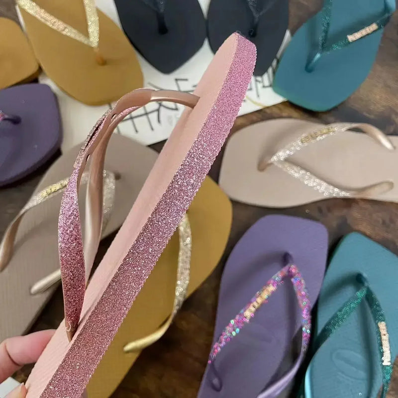 Women's flip flops Havaianas outdoor anti slip beach slippers