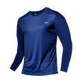 Camiseta transpirable de secado rápido, camisetas deportivas, ropa de entrenamiento, camiseta de manga larga para hombre, accesorios de gimnasio para correr de otoño, fitness para hombre.