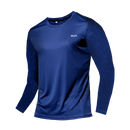 Camiseta transpirable de secado rápido, camisetas deportivas, ropa de entrenamiento, camiseta de manga larga para hombre, accesorios de gimnasio para correr de otoño, fitness para hombre.