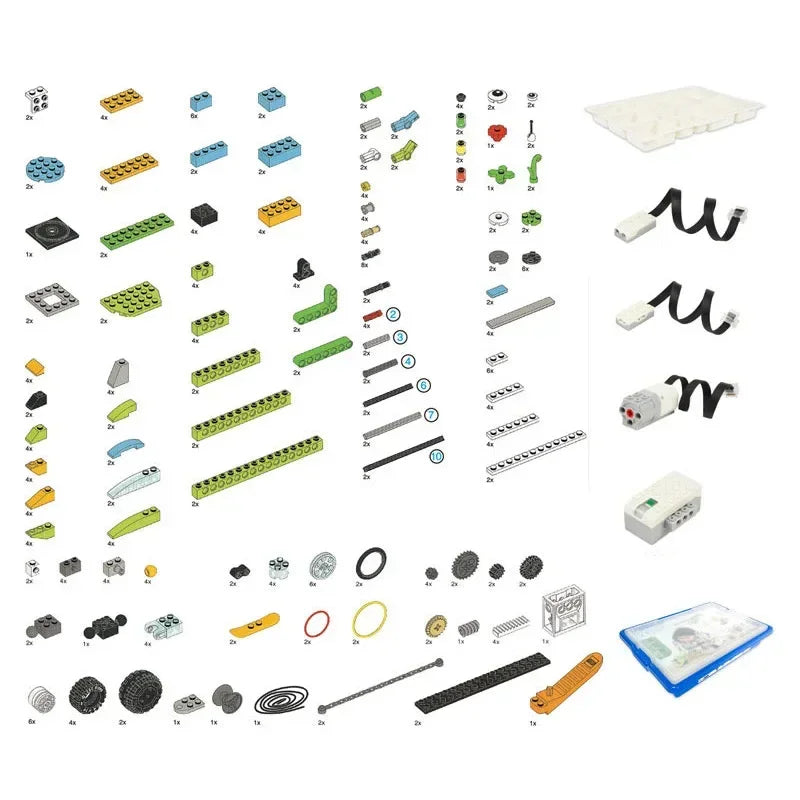 NEW Technical WeDo 2.0 Core Educational Set Building Blocks with Book DIY Parts 45300 Scratch 3.0 Children Toys Christmas Gifts