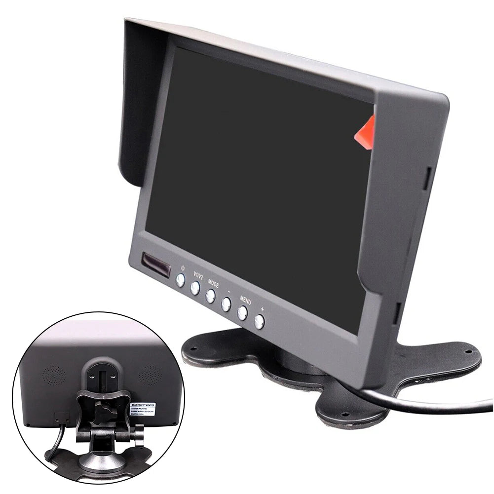 Sturdy Stand Holder Bracket for Car TFT Screen Display ABS Material Screw Fastening Suitable for 7/9 Inch Screen