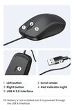 UGREEN USB Wired Mouse with Ergonomic Design 1200 DPI 3 Buttons Mouse for Laptops and PCs
