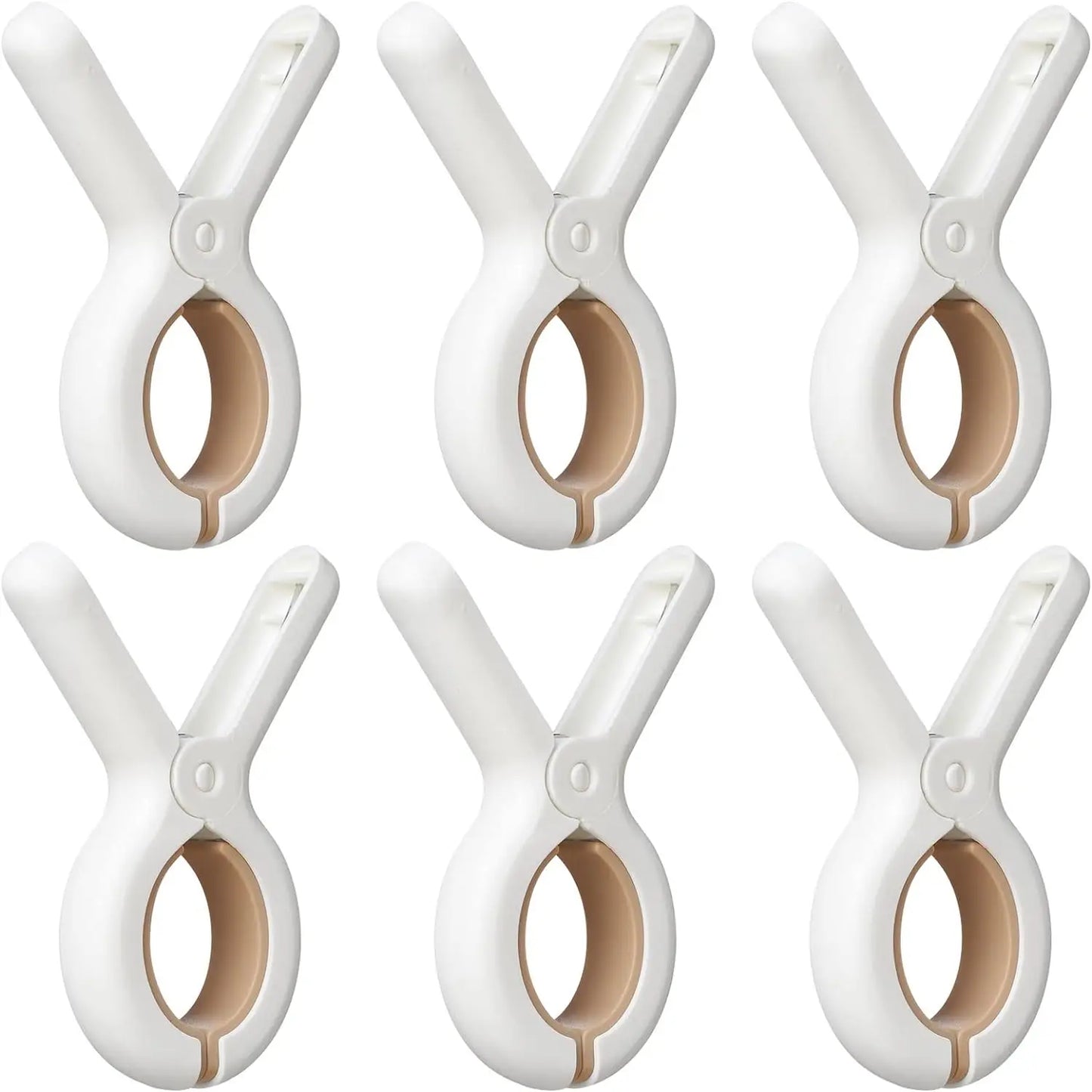 Paquete de 12 pinzas de plástico para ropa con resortes antioxidantes resistentes, pinzas resistentes para toallas de playa, pinzas para la ropa para mantener tu toalla seca.