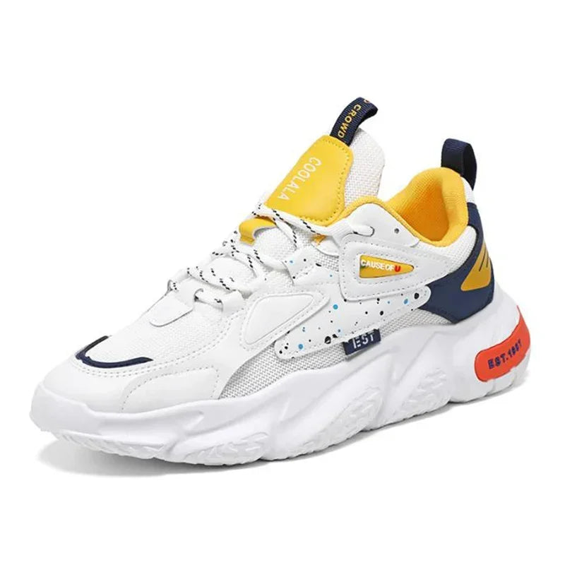 2025 Fashion and Comfortable Mesh Breathable outdoors Shoes man Summer Men's Casual Shoes men Thick Bottom Sneakers