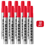 Permanent Paint Marker Pen Waterproof Black Pen for Tire Oily Markers Quick Drying Signature Pen Stationery Supplies