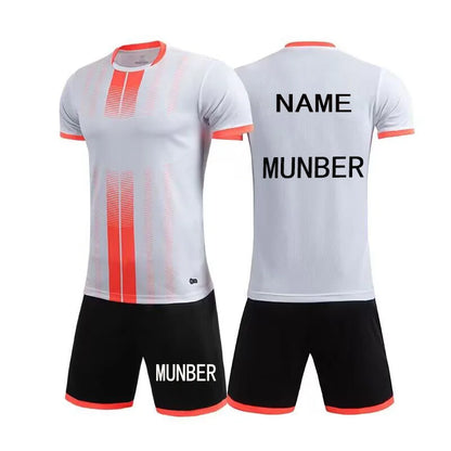 2023 Children Jerseys Sets Men Boys Soccer Clothes Suit Short Sleeve Kids Football Uniforms Soccer Tracksuit Jersey Kit