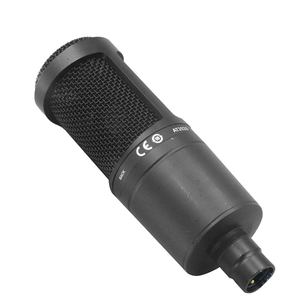 AT2020 Condenser Microphone for Recording Gaming Microfono Condenser Professional Microphone,Cardioid Mic for Singing