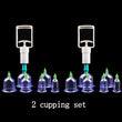 6Pcs Vacuum Cupping Sets with Pumping Gun Suction Cups Back Massage Body Cup Detox Anti Cellulite Cans Healthy Care Jars
