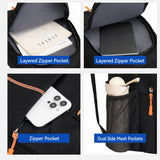 15.6 Inch Laptop Backpack Water-Resistant Daily Use Backpack Laptop Backpack Multi-Compartment For Traveling Trekking Day