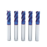 4 Flutes HRC65 Carbide End Mill CNC Cutting Tools Alloy Carbide Milling End Mills Tungsten Steel Milling Cutter Square Router Bit