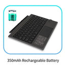 Teclado inalámbrico compatible con Bluetooth con panel táctil retroiluminado compatible con Surface Pro 3 4 5 6 7 Go 1 2 3 para viajes de negocios