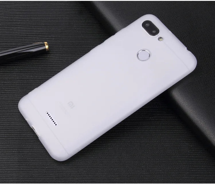 Funda de silicona TPU mate para Xiaomi Redmi 6 6A (5,45 pulgadas)