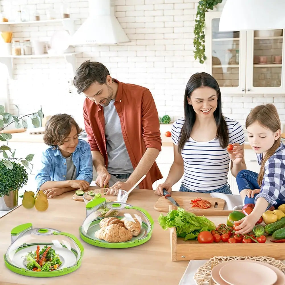 Limpar Microondas Splatter Tampa Com Vapor De Água E Punho, 10 "Plate Covers, Gadgets De Cozinha