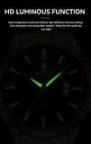 RUIGE Fashion Men's Watch Roman Scale Minimalist Men's Famous Watch Night Glow Waterproof Trendy Watch