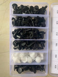 Mixed Size Car Plastic Retainer Clips Automobile Fender Push Pin Rivet Door Trim Panel Retainer Automobile BumperFasteners Tool