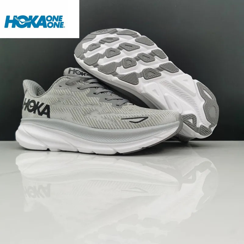 Original Hoka Clifton 9 Running Shoes Mens Women's Lightweight Cushioning Marathon Breathable Highway Trainer Sneakers