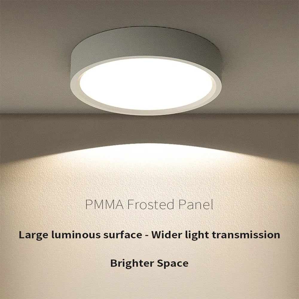 220v conduziu a luz de teto 5w 10 15 18 superfície montada downlight lâmpada do teto para sala estar cozinha holofotes luzes do painel