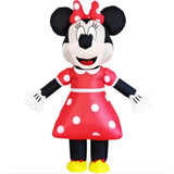 Disney Mickey Minnie Mouse Inflatable Costume Cosplay Anmine Blue Lilo & Stitch Role Play Blow Up Deluxe Halloween Carnival Prop