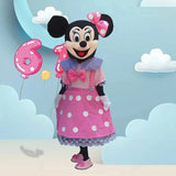 Disney Mickey Minnie Mouse Mascot Costume Cartoon Characters Advertising Event Party Cosplay Dress Suit Animal Carnival Props