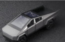 1:32 Toy Trucks for Boys Cybertruck Model Silver Pickup Truck Diecast Metal Toy Cars with Sound and Light for Kids Age 3 Year