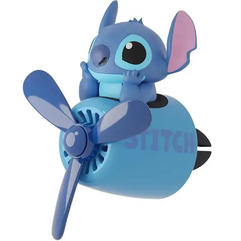 Disney Stitch Air Freshener Car Perfum Kawaii Propeller Outlet Vent Fresheners Perfume Suitable for Car Interior Decoration