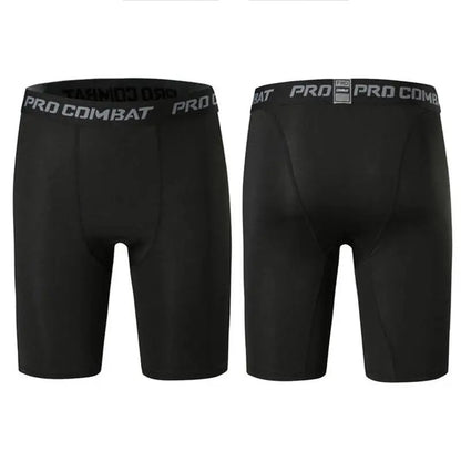 Sports New Men's Bodybuilding Shorts, Fitness Compression Tight Shorts, Sports Men's Muscle Active Elastic Tight Shorts