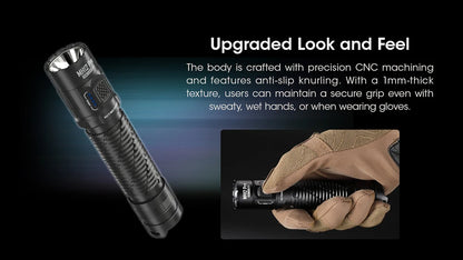 NITECORE MH12 Pro USB-C Rechargeable Compact UHi 40 LED Flashlight 3300 Lumens Lantern Emergency Tactical Torch with NL2153HP