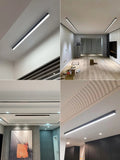 Modern Long Strip Ceiling Light Surface Mounted Minimalist Aisle Lamp Living Room Bedroom Kitchen Home Office LED Lighting