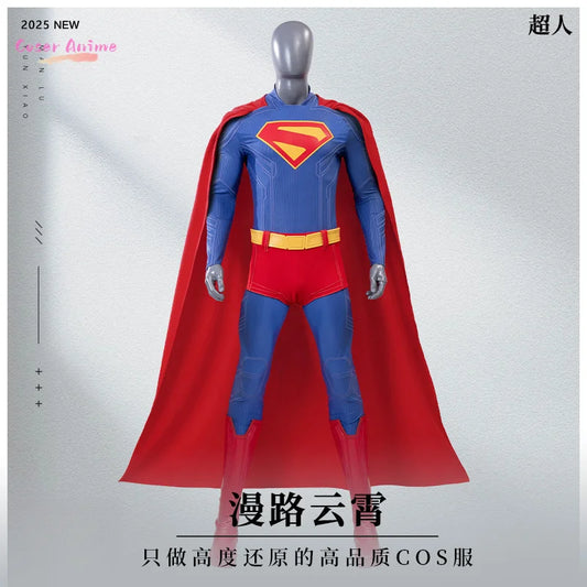 Clark Kent Cosplay Costume Uniform Halloween Carnival Party Christmas Role Play Clothes Clothing