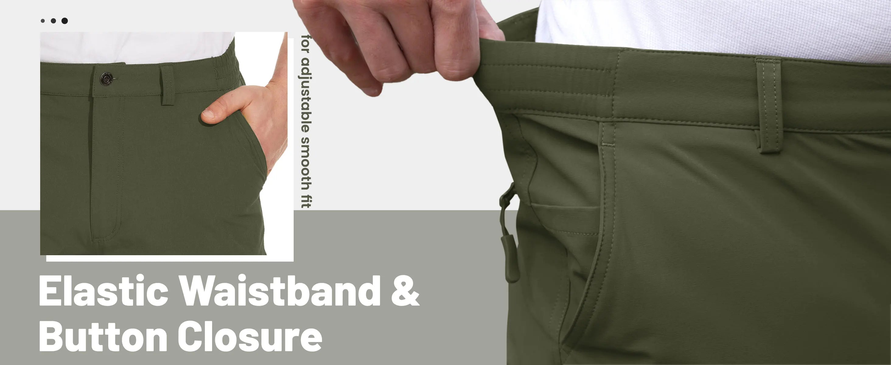 TACVASEN Waterproof Lightweight Hiking Pants Mens Ripstop Quick Dry Cargo Work Pant Outdoor Trekking Hard-wearing Trousers Male