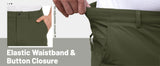 TACVASEN Waterproof Lightweight Hiking Pants Mens Ripstop Quick Dry Cargo Work Pant Outdoor Trekking Hard-wearing Trousers Male