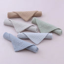 5 toallas de algodón absorbentes y suaves para bebé, para limpiar la cara, pañuelos, toallitas para el baño y la alimentación.