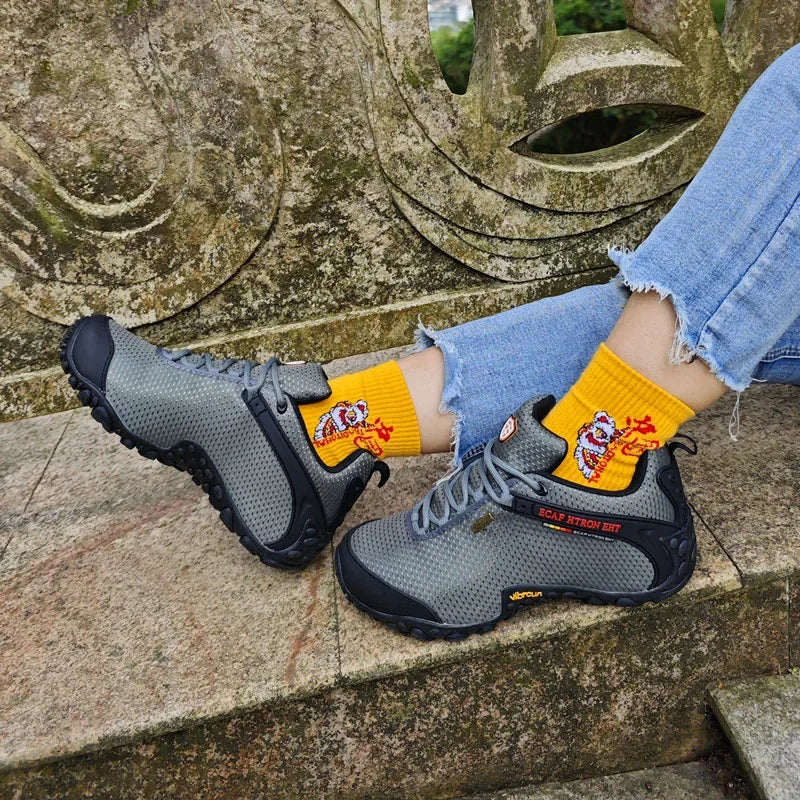 Men Climbing Shoes Big Size Women Sneakers Outdoor Hiking Trainers Anti-slip Comfortable Walking Sport Shoes Couple Travel Shoe