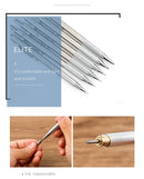 Mechanical Pencil Set 0.3 0.5 0.7 0.9 1.3 2.0mm Full Metal Art Drawing Painting Automatic Pencil with Leads Office School Supply