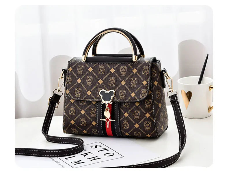 New Shoulder bag Women bag tote luxury designer handbag women Handbags leather Printed monogram single shoulder straddle bag