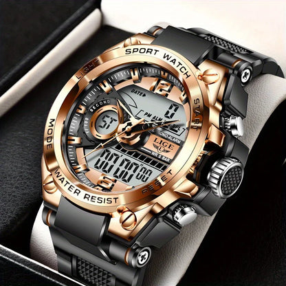 Men Military Digital Waterproof Wristwatch LED Quartz Clock Sport Watch