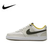 Nike novo tribunal visão 1 sapatos baixos masculinos e femininos tênis de moda casual primavera antiderrapante wearable tênis preto e vermelho