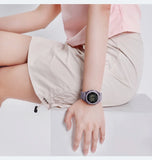 NAVIFORCE NF7108 Casual Wild Ladies Watch 50m Waterproof LCD Digital Display Electronic Silicone Strap Female Clock