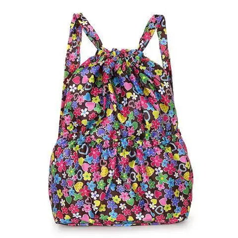 Nylon Bundle Pocket Backpack Women's Outdoor Sports Bag Mommy Large Capacity Backpack