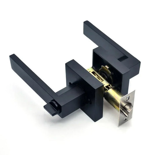 Heavy-Duty Interior Door Handle Locks with Core/Latch Safety Door Lock Accessories - Durable Door Lock Handle Set for Home