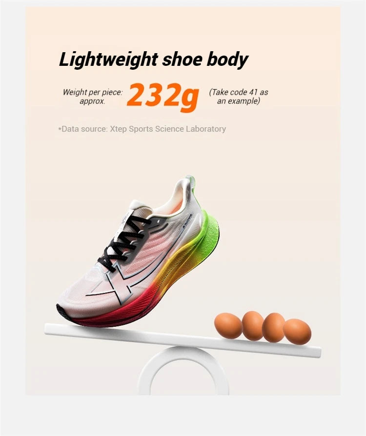 Xtep Women's Running Shoes 2000km 3.0 2025 Spring Lightweight Cushioned Wear-Resistant Training Jogging Sneakers 875118110034
