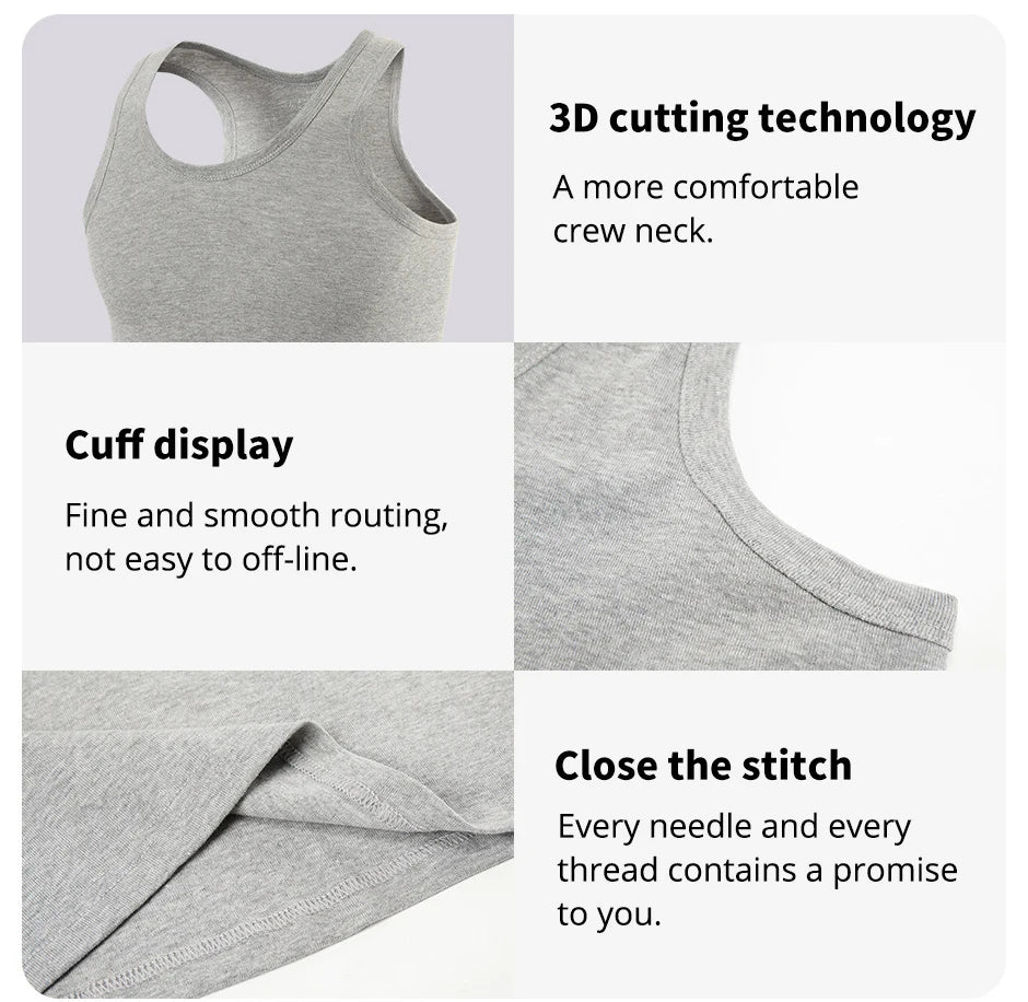 Sudadera deportiva de algodón puro para hombre con chaleco y movimiento para culturismo