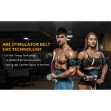 EMS Belt Massage Set Abdominal Fitness Device Intelligent Belt Full Body Muscle Stimulation Trainer USB Charging Version