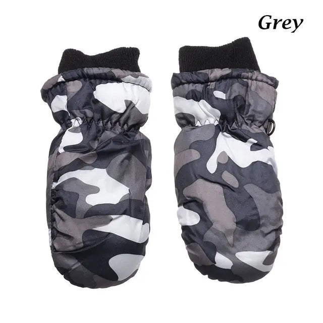 Guantes de invierno para bebés y niños, cálidos, gruesos, resistentes al viento, con dibujos de conejos, de dedos completos, para niños pequeños, niñas de 0 a 5 años 