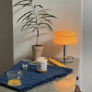 Macaron Glass Table Lamp Trichromatic Dimming Living Room Atmosphere Lamps Eye Protection Night Light Girl Bedroom Bedside Decor